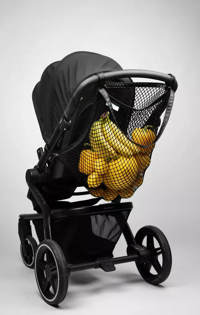Najell verkkokassi Stroller Shopping bag Matte Black. - Hoitolaukut ja organizerit - N06700101 - 1