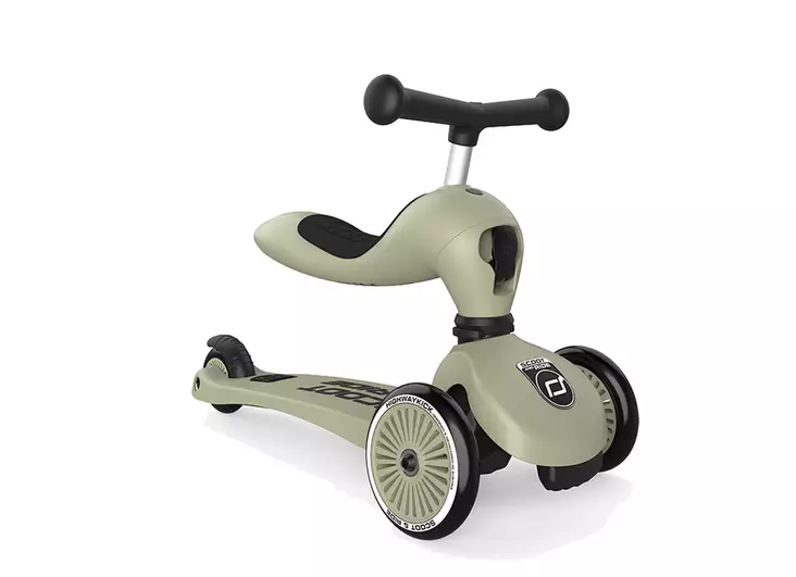 Scoot & Ride potkulauta/potkumopo Highwaykick 1, Olive. - Potkulaudat ja -pyörät - 96001 - 1