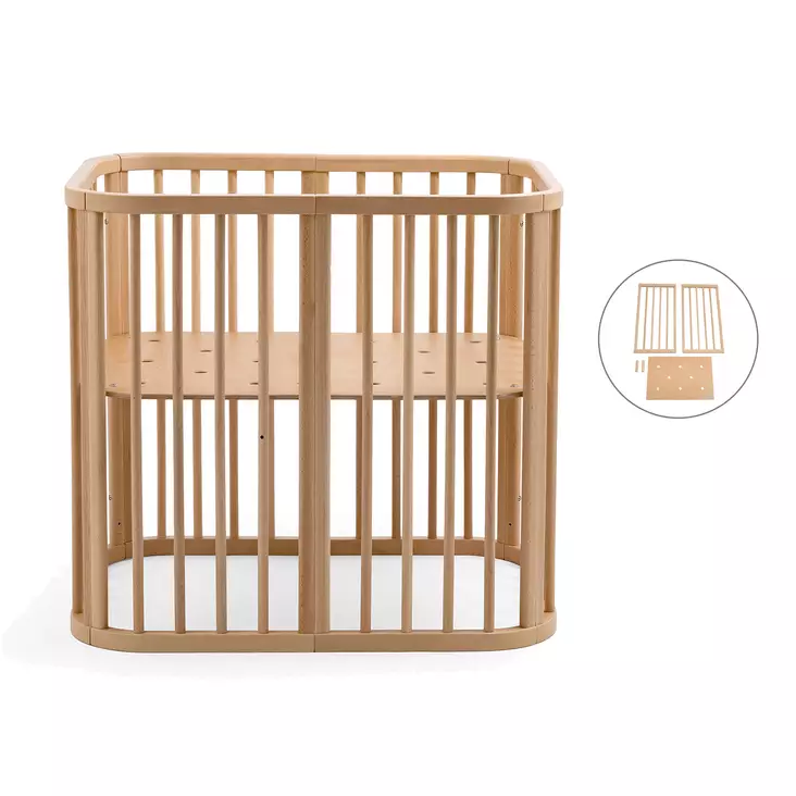 Stokke Nighti bundle Natural Pinnasänky ja Extension laajennuspalat. - Pinnasängyt ja lastensängyt - 705401bund1 - 1