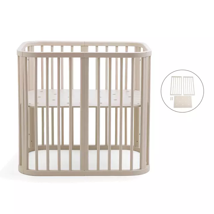 Stokke Nighti bundle Vanilla White Pinnasänky ja Extension laajennuspalat. - Pinnasängyt ja lastensängyt - 705402bund1 - 1