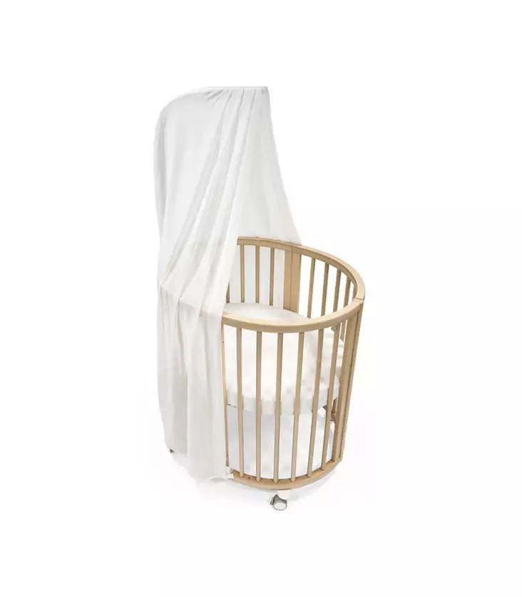 Uudinverho Sleepi Mini V3 sängyssä. - Stokke Sleepi tuotteet - 599301 - 1