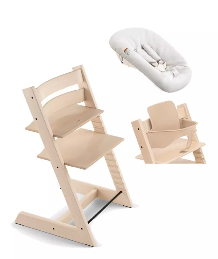 Tripp Trapp Starttipaketti Stokke 3 in 1 Natural. - Syöttötuolit - 100101STA3in1 - 1