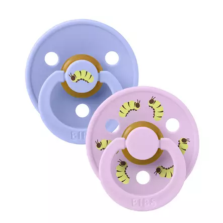 Bibs luonnonkumitutti 2 kpl Hush/Violet Sky Studio Collection 6-18 kk. - Tutit ja tuttinauhat - 12051102 - 2