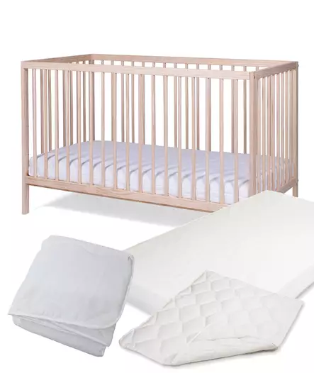 Pinnasänky Tinynord Lassy Natural ja Anne & Mikael patja, petari ja peitto. - Pinnasängyt ja lastensängyt - 297297PAK2 - 1