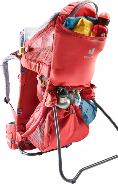 Deuter Kid Comfort Active SL kantorinkka sisältää monta taskua tavaroille. - Kantorinkat - 36200215042 - 2