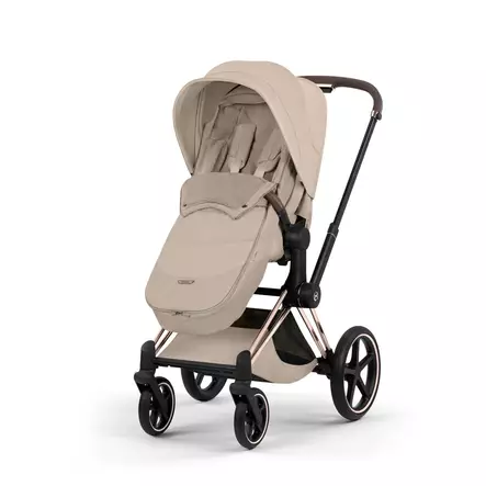 Lämpöpussi Cybex Platinum 2026 Cozy Beige rattaissa. - Lämpöpussit rattaisiin - 526000512 - 2