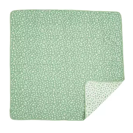 Stokke harsoviltti Swaddle Blanket Sage Green Berries vauvan sänkyyn. - Peitot ja tyynyt - 710002 - 2