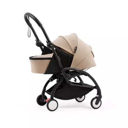 Stokke YoYo5 Newborn Pack makuuosa Taupe rattaiden rungossa. - Matkarattaat ja lastenrattaat - 715202 - 2