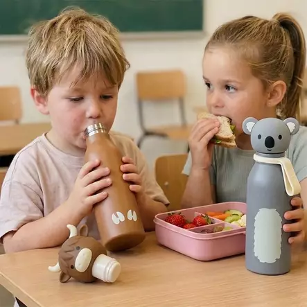 Zazu Termospullo 400ml Koala lapsella koulussa väliapalalla. - Juomapullot ja pillipullot - ZA-BOTTLE-02 - 2
