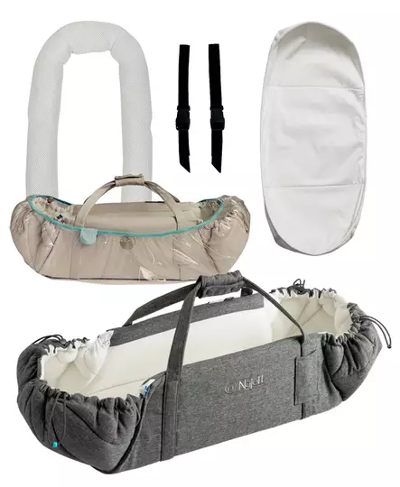Najell SleepCarrier X starttipaketti Stormy Grey. - Vaunukopat ja kantokassit - N20115801STA2 - 1