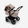 Bugaboo Donkey 5 Breezy sun canopy Dune Taupe kuomu jatkettuna. - Muut lisävarusteet - S001261D3022 - 3