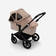 Bugaboo Donkey 5 Breezy sun canopy Dune Taupe integroidulla hy=C3=B6nt=
eissuojalla. - Muut lisävarusteet - S001261D3022 - 4