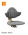 Stokke Nomi Cushion istuinpehmuste harmaa puoli. - Stokke Nomi syöttötuolit - 625702 - 2