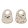 Liewood Tilda ruokalappu 2-pack sea creature/sandy. - Ruokalaput - 15128-1032 - 1