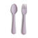 Mushie aterimet v=C3=A4riss=C3=A4 Soft Lilac. - Ensilusikat ja lasten aterimet - 2380442 - 1
