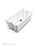 Stokke Flexi Bath kylpyamme White. - Kylpyammeet ja kylpytuet - 502702 - 2