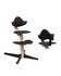 Stokke Nomi Chair starttipaketti 2 in 1 Natural/Black. - Stokke Nomi syöttötuolit - 626502STA2 - 1