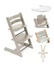 Tripp Trapp Starttipaketti Stokke 5 in 1 Cashmere Grey. - Syöttötuolit - 100139CGSTA2 - 1