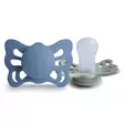 Silikonitutti Frigg Butterfly 2 pack Size 1, Ocean View/Sage. - Tutit ja tuttinauhat - 101962 - 2