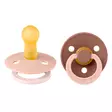 Bibs luonnonkumitutti 2 kpl 6-18kk Blush/Woodchuck Studio Collection. - Tutit ja tuttinauhat - 12028102 - 1