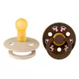 Bibs luonnonkumitutti 2 kpl 6-18 kk Vanilla/Mocha, Holiday. - Tutit ja tuttinauhat - 12043102 - 1