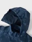 Name It sadehaalari Dark Denim Dino irrotettavalla hupulla. - Sadevaatteet - 13230372 - 4