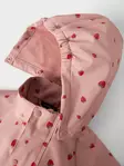 Name It sadehaalari fleecevuorella Pale Mauve irrotettavalla hupulla. - Sadevaatteet - 13237092 - 3