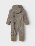 Softshell baby haalari Name It Alfa Silver Mink Go takaa. - Lasten välikausihaalarit - 13240632 - 3