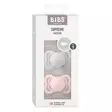 Bibs Supreme silikonitutti 2 kpl 0-6kk, Haze/Blossom pakkaus. - Tutit ja tuttinauhat - 160352 - 2