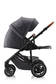 Britax Smile 5Z rattaat v=C3=A4riss=C3=A4 Midnight Grey makuuasennossa=
=2E - Matkarattaat ja lastenrattaat - 2000037972 - 5