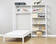STOREY ristikannattimet 2kpl, 100 cm - valkoinen - Lisäosat hyllyköihin - 38-0003-32-102 - 3