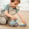 Done By Deer Tiny Farm Traktori Dotti Blue taaperolle. - Puulelut - 4954002 - 6