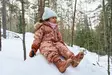 Reimatec Lappi talvihaalari Peanut brown lapsella ulkona. - Lasten talvihaalarit - 5100129C-11A2 - 11