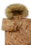 Reimatec Lappi talvihaalari Peanut brown tekoturkisreunuksella. - Lasten talvihaalarit - 5100129C-11A2 - 3