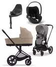 Cybex Priam 4 starttipaketti Matt Black, Mirage-Cozy Beige. - Lastenvaunut ja yhdistelmävaunut - 521002331STAMGR2 - 1