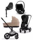 Cybex Priam 4 starttipaketti Sepia Black - Cozy Beige. - Lastenvaunut ja yhdistelmävaunut - 521PLUSSTASBMB2 - 1
