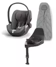 CYBEX Cloud T i-Size starttipaketti Mirage Grey. - Turvakaukalot 0-13kg - 523000221PAK2 - 1