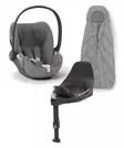 CYBEX Cloud T i-Size Plus starttipaketti Mirage Grey. - Turvakaukalot 0-13kg - 523000223PAK2 - 1