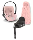 CYBEX Cloud T i-Size Plus starttipaketti Peach Pink. - Turvakaukalot 0-13kg - 523000225PAK2 - 1