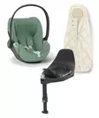 CYBEX Cloud T i-Size Plus starttipaketti Leaf Green. - Turvakaukalot 0-13kg - 523000226PAK2 - 1