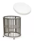 Stokke Sleepi Mini V3 pinnasänky Hazy Grey ja Sleepi Mini patja. - Stokke Sleepi tuotteet - 591303kamp2 - 1