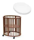 Stokke Sleepi Mini V3 pinnasänky Warm Brown ja Sleepi Mini patja. - Stokke Sleepi tuotteet - 591304kamp2 - 1