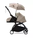Stokke YoYo Parasol päivänvarjo Taupe, säätyy moneen eri asentoon. - Muut lisävarusteet - 653202 - 4