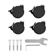 Stokke Sleepi Wheels pinnasängyn renkaat Black. - Stokke Sleepi tuotteet - 709102 - 1
