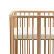 Stokke Nighti Mini muotolakana 2026 Sage Green Map 60x80cm sängyssä. - Pussilakanat ja aluslakanat - 710502 - 2