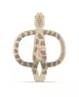 Matchstick Monkey Teething purulelu Gigi Giraffe, pehmeää silikonia. - Purulelut - 910-502 - 4