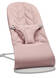 BabyBj=C3=B6rn Bouncer Bliss sitteri Woven Cotton Petal Quilt, Dusty P=
ink. - Sitterit - BB006222 - 1