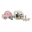 Little Dutch Caravan leikkiauto sis=C3=A4lt=C3=A4=C3=A4 auton, asuntov=
aunun ja viisi hahmoa. - Puulelut - LD8022 - 7