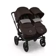 Bugaboo Footmuff lämpöpussi Cocoa Brown tuplarattaissa. - Lämpöpussit rattaisiin - S003114032 - 5