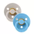 Bibs luonnonkumitutti 2 kpl Mushroom/Breeze 0-6 kk. - Tutit ja tuttinauhat - 110462 - 2